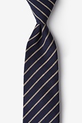 Arcola Navy Blue Extra Long Tie Photo (0)