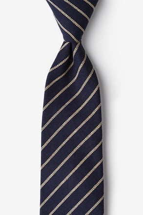 Arcola Navy Blue Extra Long Tie