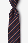 Arcola Navy Blue Extra Long Tie Photo (0)