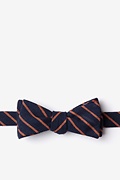 Arcola Navy Blue Skinny Bow Tie Photo (0)