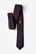 Arcola Navy Blue Skinny Tie Photo (2)