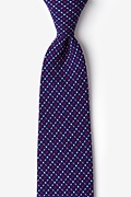 Ashland Navy Blue Extra Long Tie Photo (0)