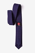 Ashland Navy Blue Skinny Tie Photo (2)