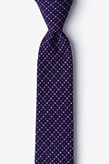 Ashland Navy Blue Skinny Tie Photo (0)