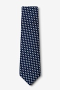 Bandon Navy Blue Extra Long Tie Photo (1)