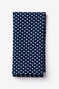 Bandon Navy Blue Pocket Square Photo (0)