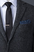 Bandon Navy Blue Pocket Square Photo (2)