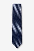 Bandon Navy Blue Skinny Tie Photo (1)