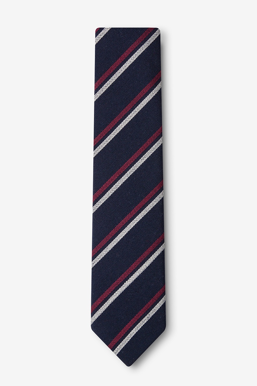 Beasley Navy Blue Skinny Tie Photo (1)