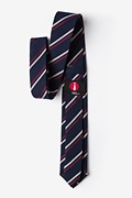 Beasley Navy Blue Skinny Tie Photo (2)