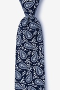 Biff Navy Blue Extra Long Tie Photo (0)