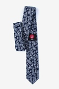 Biff Navy Blue Skinny Tie Photo (1)