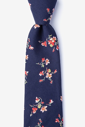 Bowling Navy Blue Tie