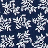 Navy Blue Cotton Brooks Floral