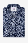 Brooks Floral Navy Blue Casual Shirt Photo (0)