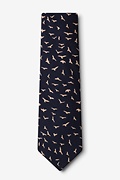 Carlsbad Navy Blue Extra Long Tie Photo (1)