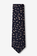 Carlsbad Navy Blue Extra Long Tie Photo (1)