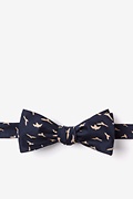 Carlsbad Navy Blue Skinny Bow Tie Photo (0)