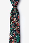 Carrollton Navy Blue Skinny Tie Photo (0)