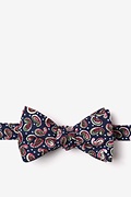 Cedar Hill Navy Blue Self-Tie Bow Tie Photo (0)