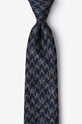 Chandler Navy Blue Extra Long Tie Photo (0)