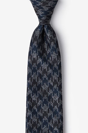 _Chandler Navy Blue Extra Long Tie_