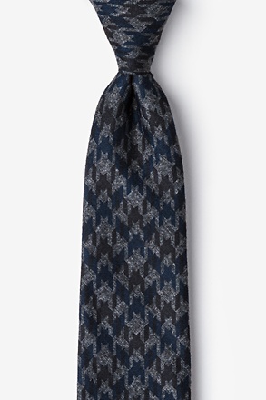 _Chandler Navy Blue Extra Long Tie_