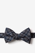 Chandler Navy Blue Self-Tie Bow Tie Photo (0)