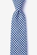 Chardon Navy Blue Extra Long Tie Photo (0)