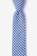Chardon Navy Blue Skinny Tie Photo (0)