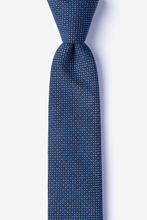 Chester Navy Blue Skinny Tie