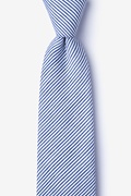 Cheviot Navy Blue Extra Long Tie Photo (0)