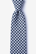 Clayton Navy Blue Extra Long Tie Photo (0)