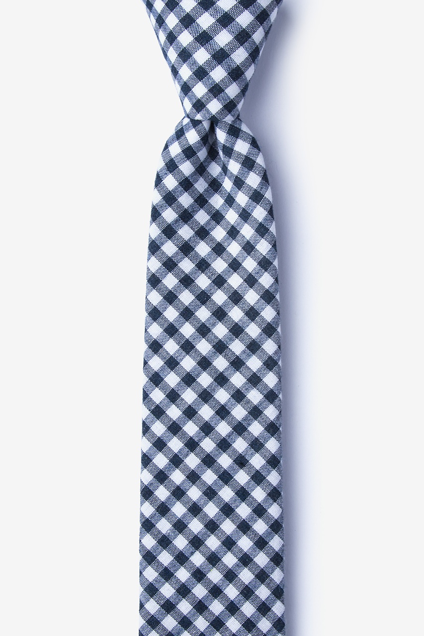 Clayton Navy Blue Skinny Tie Photo (0)