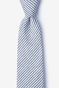 Clyde Navy Blue Extra Long Tie Photo (0)