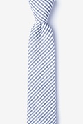 Clyde Navy Blue Skinny Tie Photo (0)