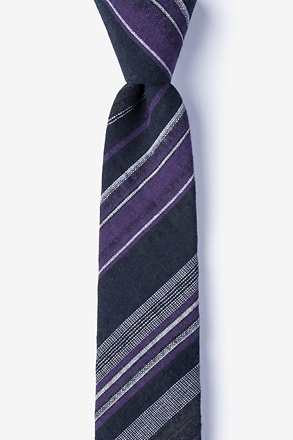 Cortland Navy Blue Skinny Tie