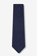 Denver Navy Blue Extra Long Tie Photo (1)