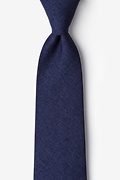 Denver Navy Blue Extra Long Tie Photo (0)