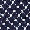 Navy Blue Cotton Descanso Skinny Bow Tie