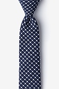 Descanso Navy Blue Skinny Tie Photo (0)