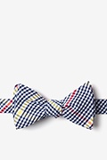 Douglas Navy Blue Self-Tie Bow Tie Photo (0)