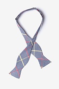 Douglas Navy Blue Self-Tie Bow Tie Photo (1)
