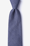 Dudley Navy Blue Extra Long Tie Photo (0)