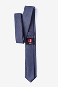 Dudley Navy Blue Skinny Tie Photo (1)