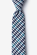 Encinitas Navy Blue Skinny Tie Photo (0)