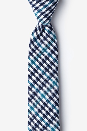 Encinitas Navy Blue Skinny Tie