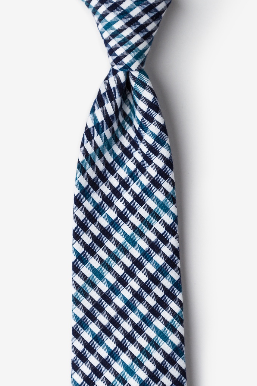 Navy Blue Cotton Encinitas Tie