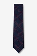 Escondido Navy Blue Skinny Tie Photo (1)