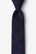 Escondido Navy Blue Skinny Tie Photo (0)